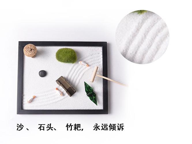 案头有禅 工厂现货树脂沙盘摆件，为办公微景观赋予一方宁静
